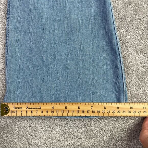 Hollister Jeans Women's 28 Blue Flare High Rise Light Wash Soft Stretch - Picture 10 of 11